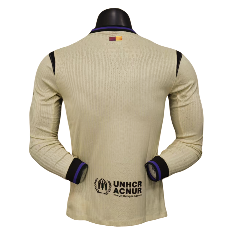 Barcelona Away Long sleeves Jersey 25-26 player version