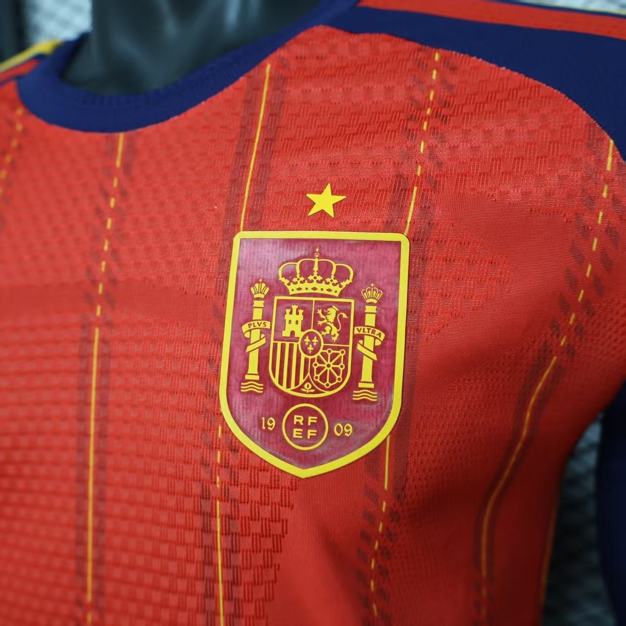 Spain Home Long Sleeves Jersey Player Version World Cup 2026