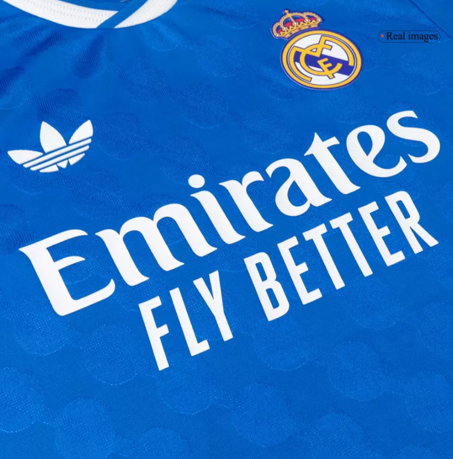 REAL MADRID THIRD AWAY SOCCER JERSEY AUTHENTIC 2025/26