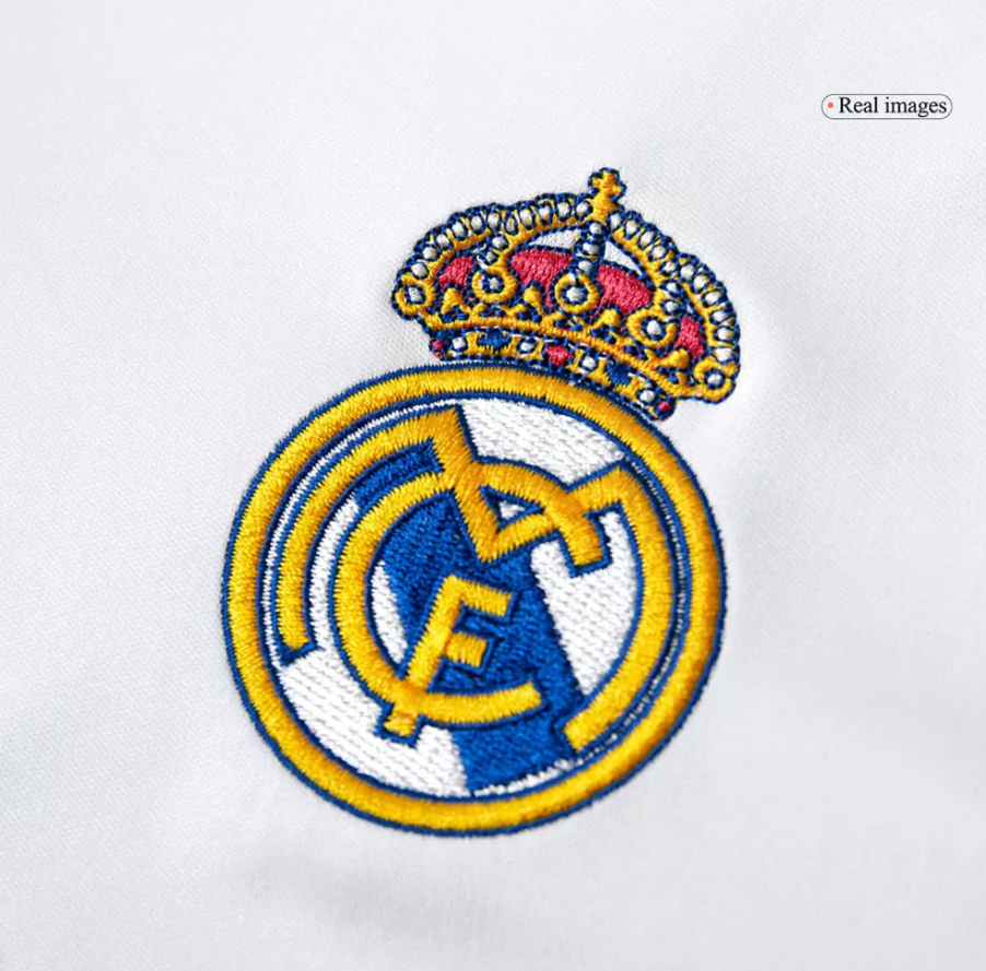 REAL MADRID HOME SOCCER LONG SLEEVES JERSEY REPLICA 2025/26
