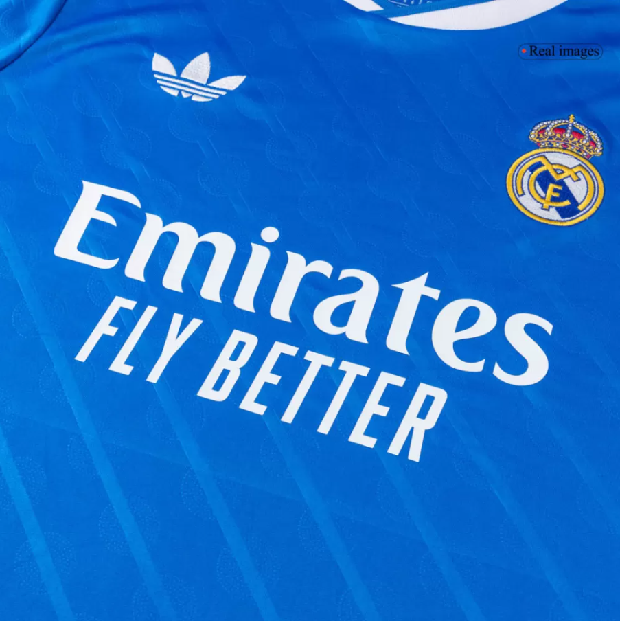 REAL MADRID THIRD AWAY SOCCER JERSEY REPLICA 2025/26