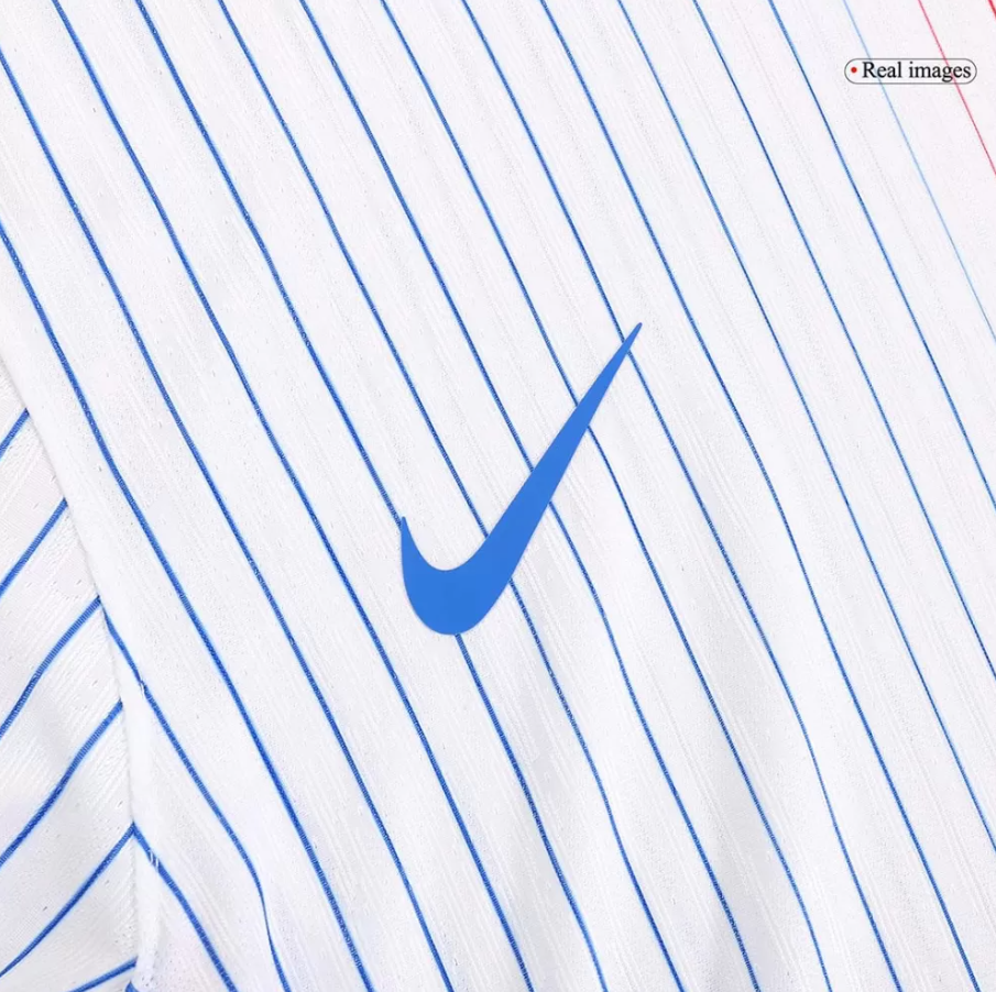 MEN'S AUTHENTIC FRANCE AWAY SOCCER JERSEY SHIRT EURO - PLAYER VERSION