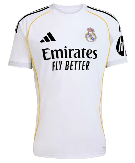 REAL MADRID MBAPPÉ #10 HOME SOCCER FAN JERSEY 2025/26