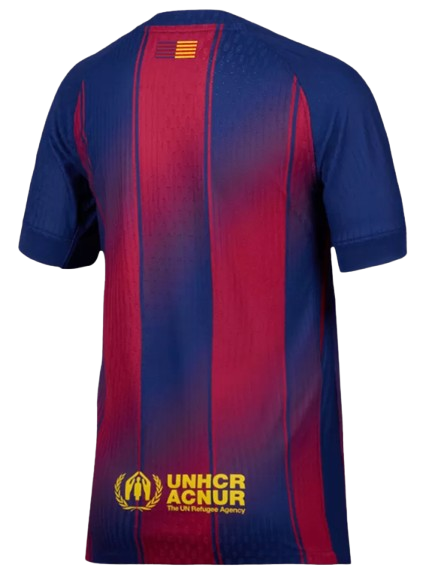 BARCELONA HOME SOCCER JERSEY AUTHENTIC 2025/26