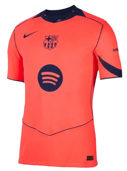 BARCELONA THIRD AWAY SOCCER JERSEY AUTHENTIC 2025/26