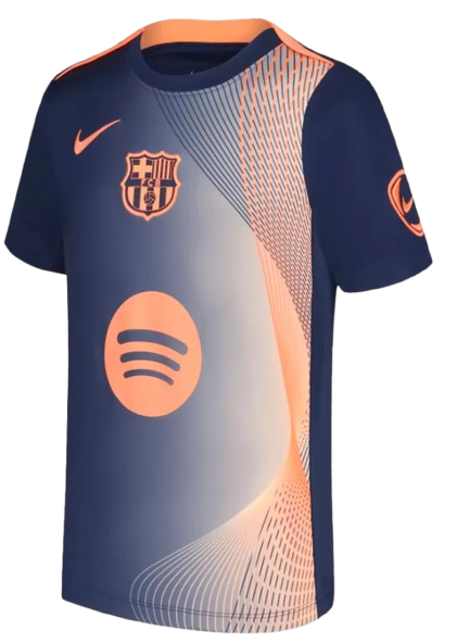 BARCELONA PRE-MATCH SOCCER JERSEY REPLICA 2025/26