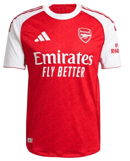 ARSENAL HOME SOCCER MATCH JERSEY 2025/26
