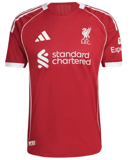LIVERPOOL HOME JERSEY AUTHENTIC 2025/26