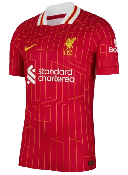 AUTHENTIC LIVERPOOL HOME SOCCER JERSEY SHIRT CHAMPIONS 24/25