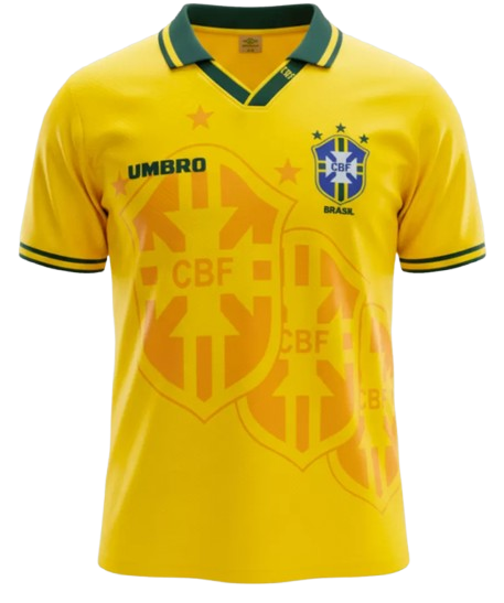 RETRO 1994 BRAZIL HOME SOCCER JERSEY