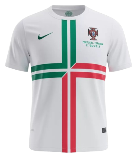 RETRO 2012 PORTUGAL AWAY SOCCER JERSEY