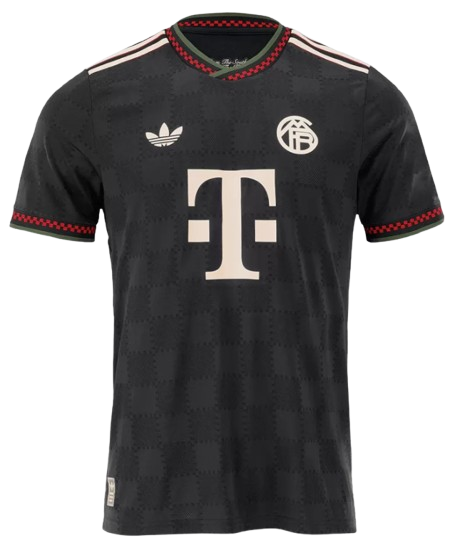 BAYERN MUNICH THIRD AWAY SOCCER JERSEY AUTHENTIC 2025/26