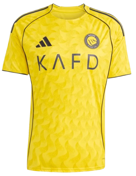 AL NASSR HOME SOCCER JERSEY REPLICA 2025/26 - RONALDO #7