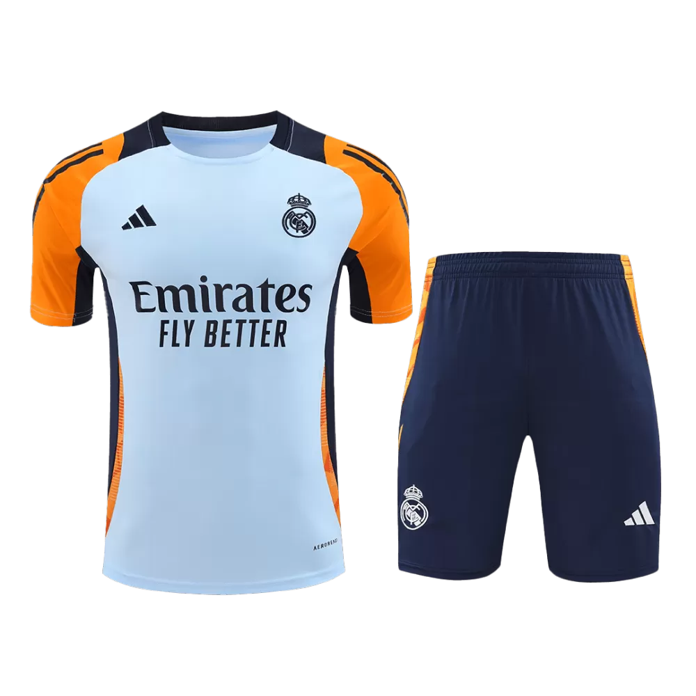 MEN'S REAL MADRID PRE-MATCH JERSEY KIT (JERSEY+SHORTS)